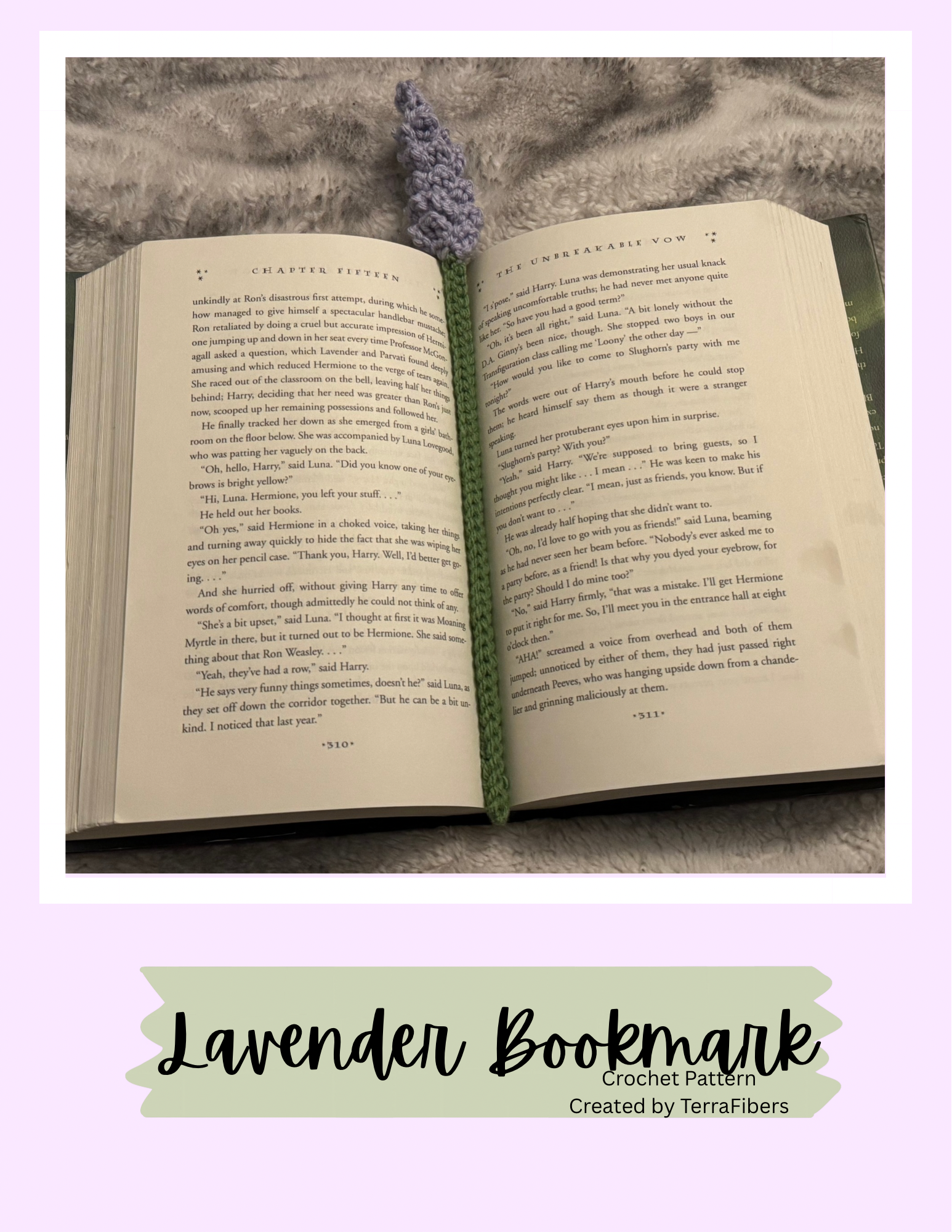 Lavender Bookmark