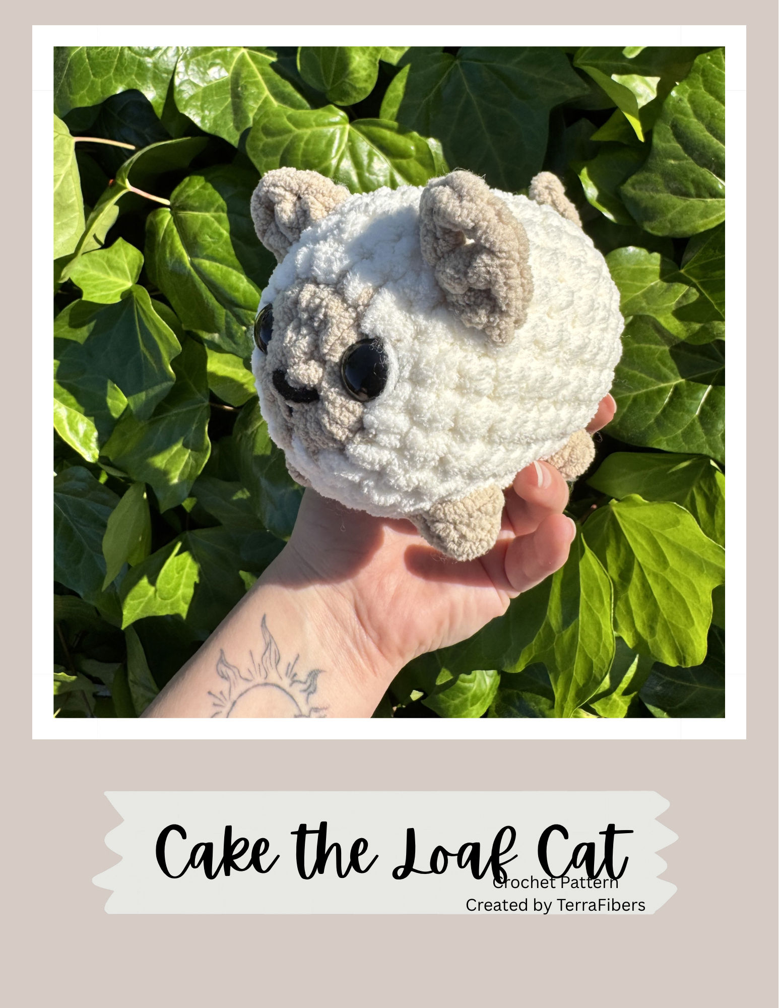 Cake the Loaf Cat – Crochet Pattern