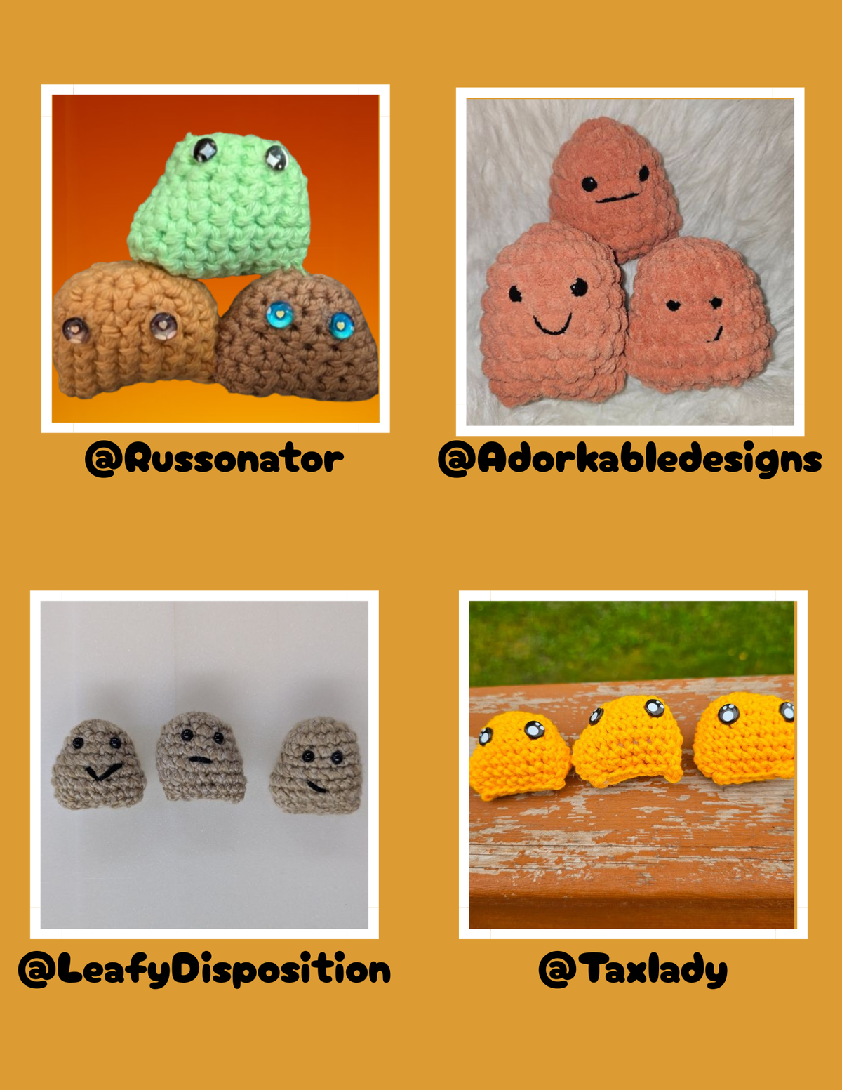 The Nuggie Buddies – Crochet Pattern