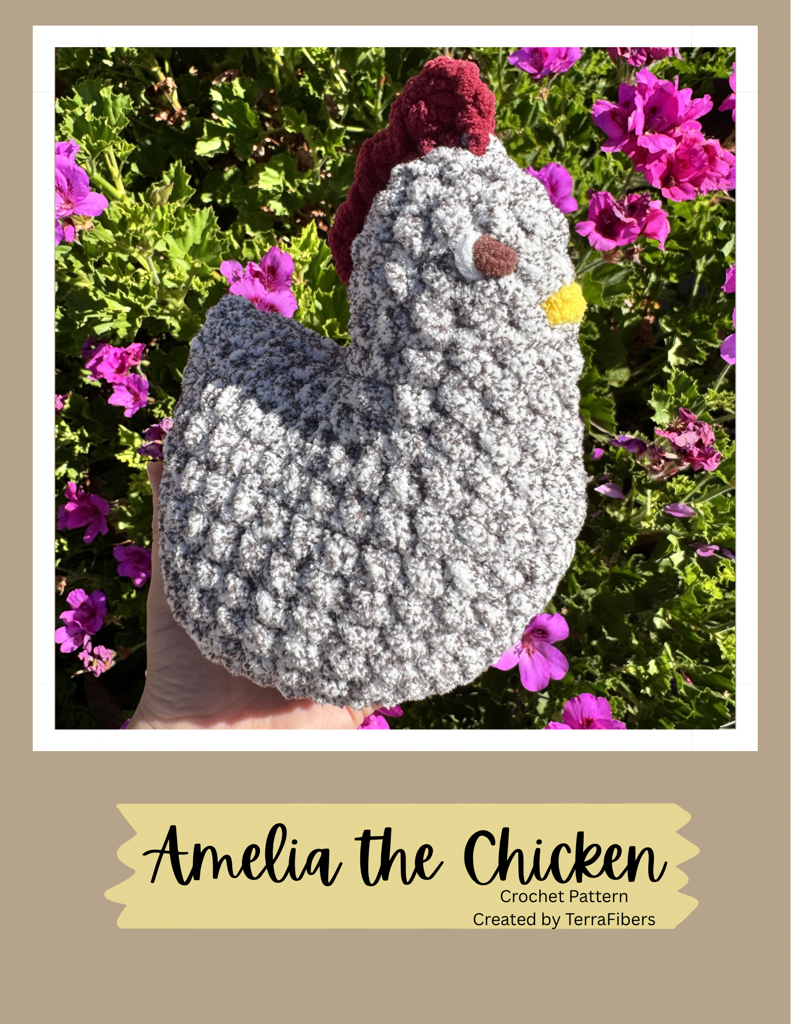 Amelia the Chicken – Crochet Pattern