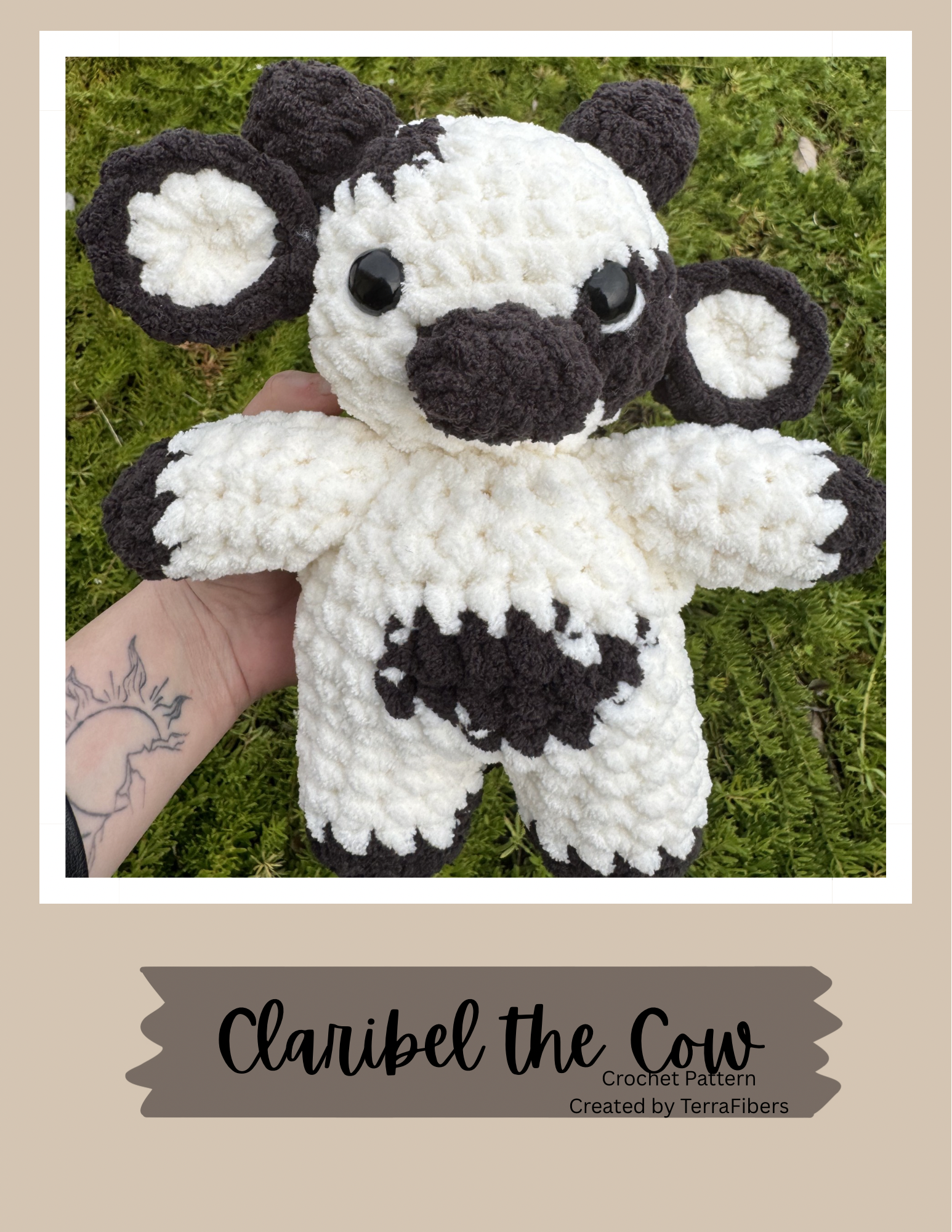 Claribel the Cow – Crochet Pattern